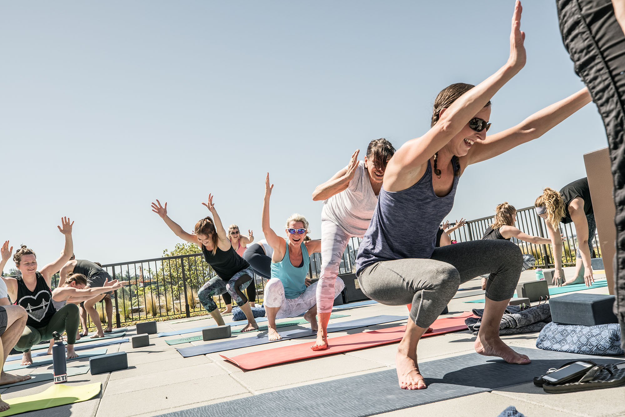 Rooftop Yoga Sessions & Potluck BBQ, May 9 & May 10