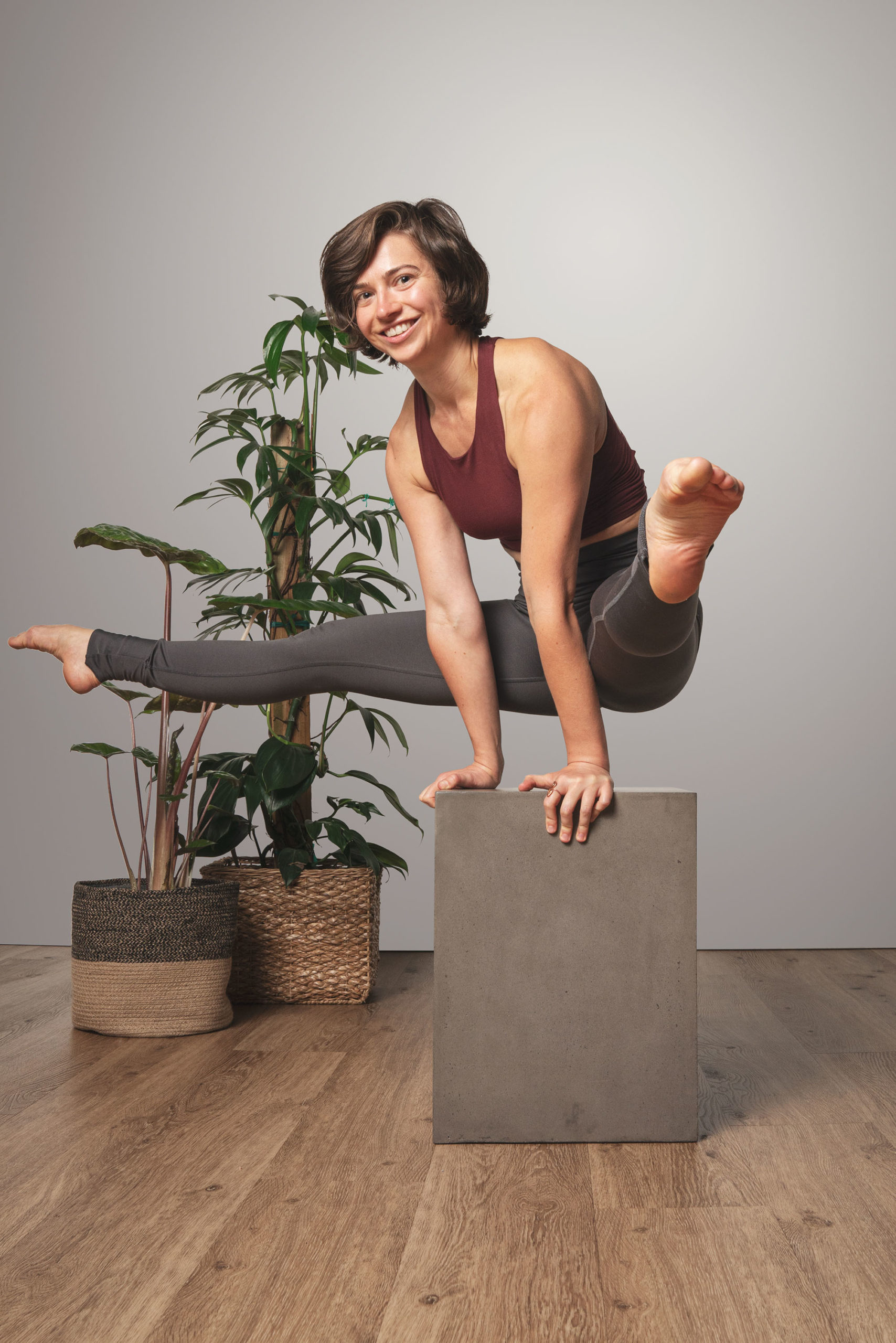 Emily Rose is a yoga teacher at Datza Studios in Eastlake, Seattle, Washington