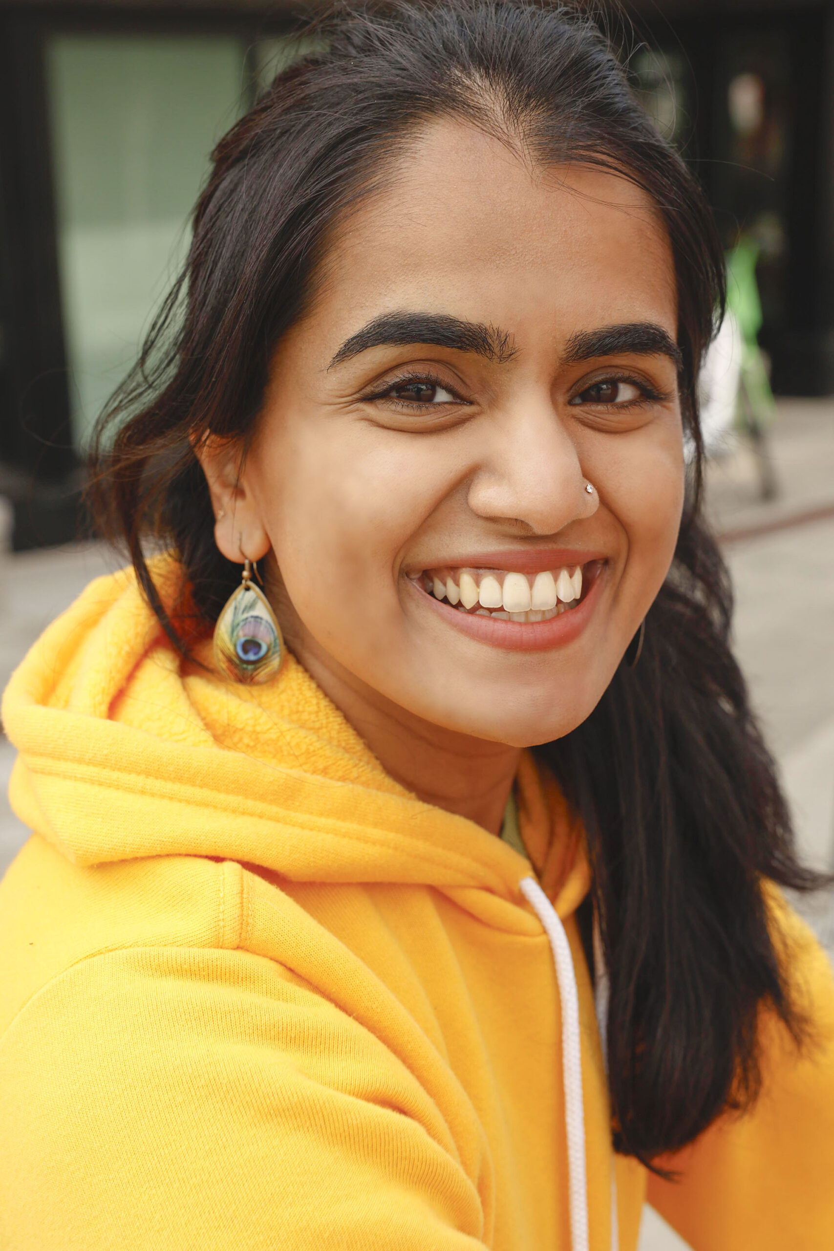 Isha Mishra is a yoga teacher at Datza Studios in Eastlake, Seattle, Washington
